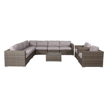 Marbella rattan discount corner sofa set